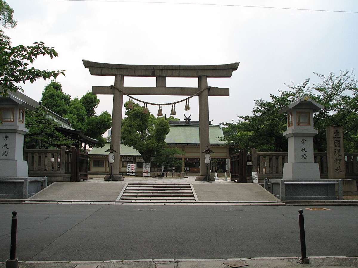 生國魂神社の鳥居